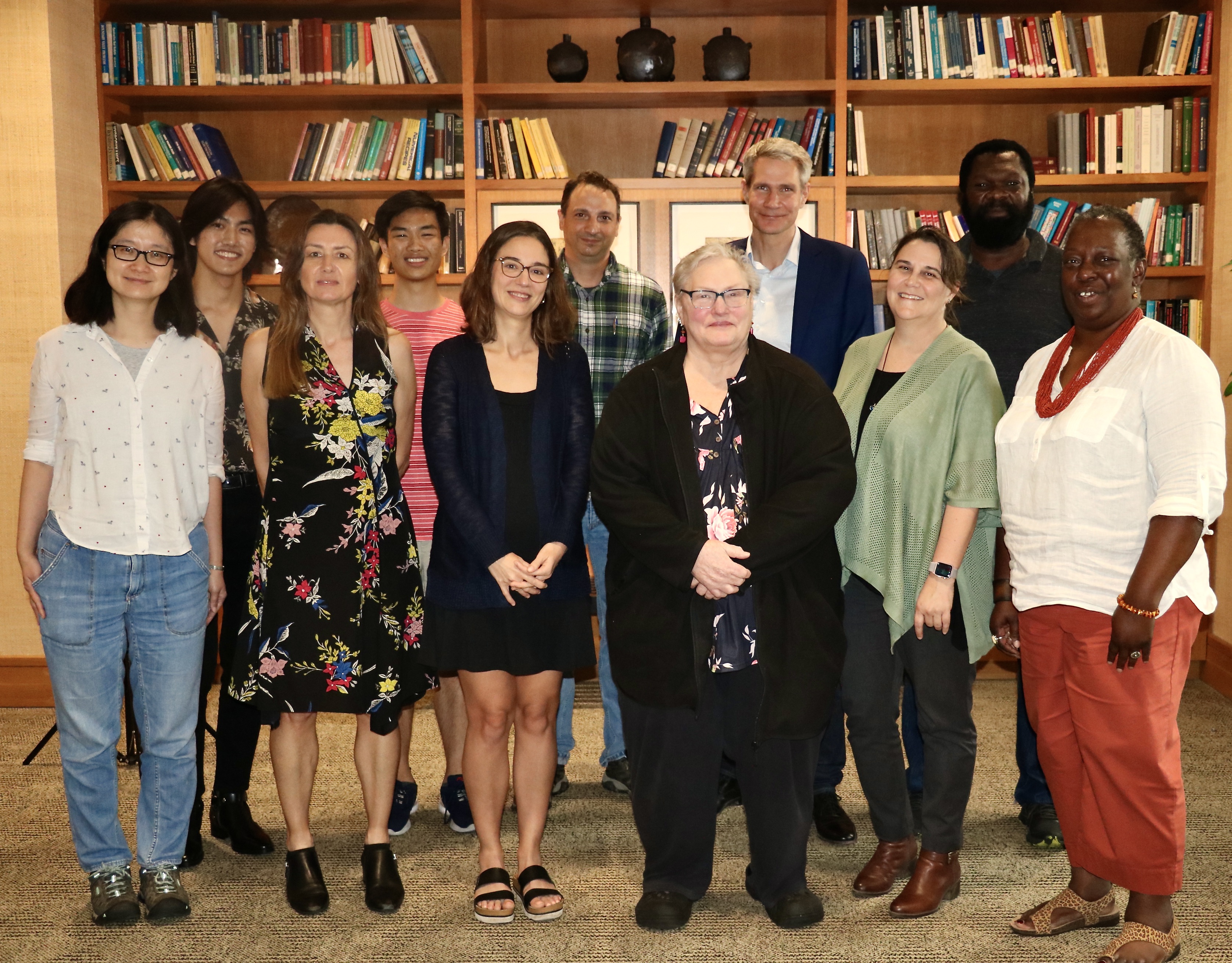 All the staff, students and faculty award winners who were in attendance at the 2022 Oden Institute Awards Ceremony held on May 5 2022