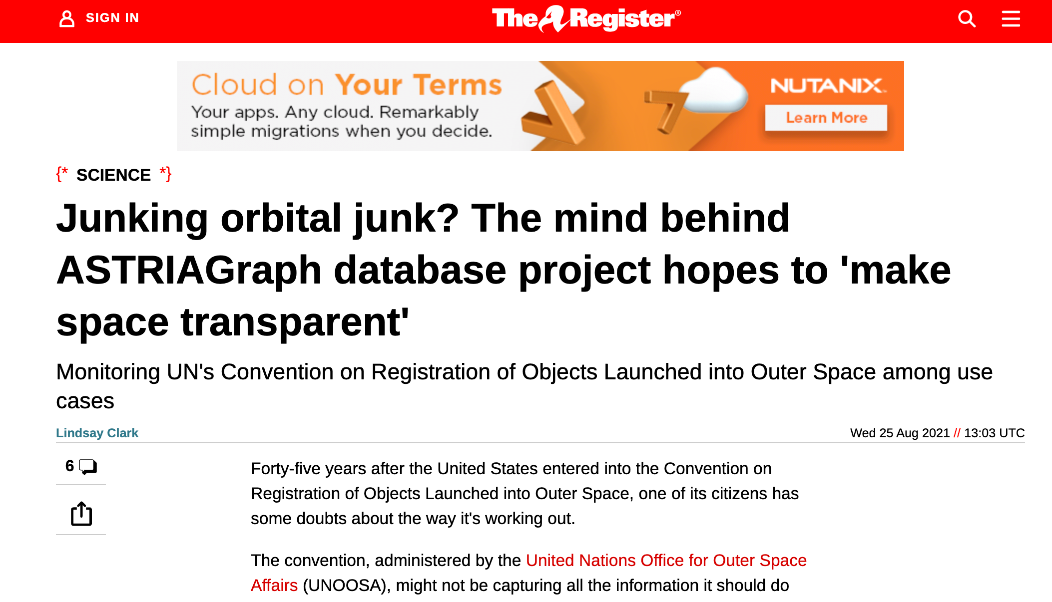 Junking orbital junk? The mind behind ASTRIAGraph Moriba Jah