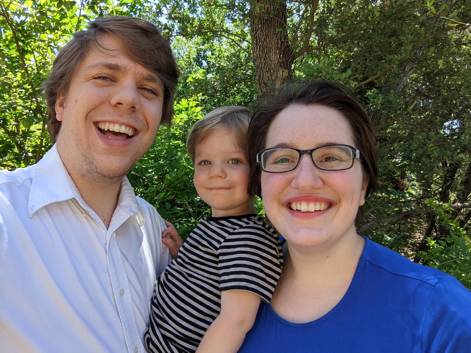 Ian and Amelia Henriksen with their one-year-old son, Vincent.