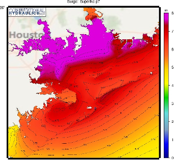 real time storm surge modeling